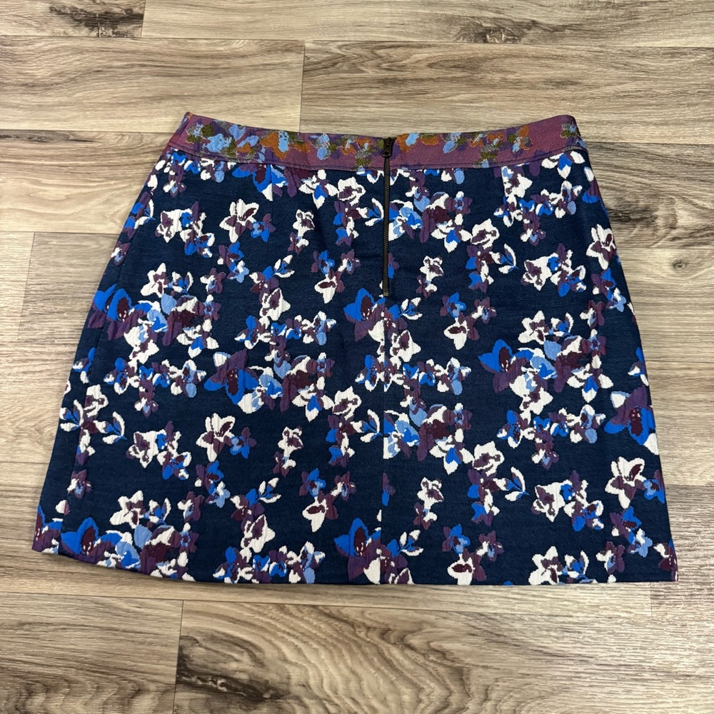 Anthropologie Maeve Cardana Floral Mini Skirt Size 14 - Picture 7 of 7